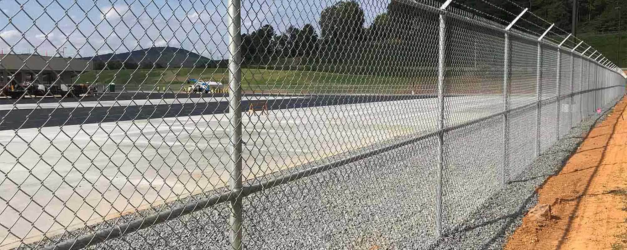 Commercial fence installed in Virginia Beach, VA