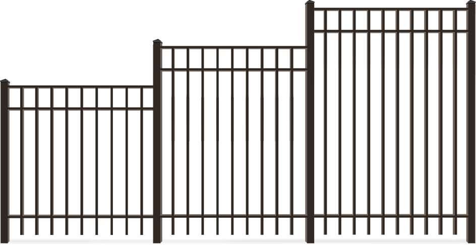 Residential Metal fence height options Virginia Beach, VA