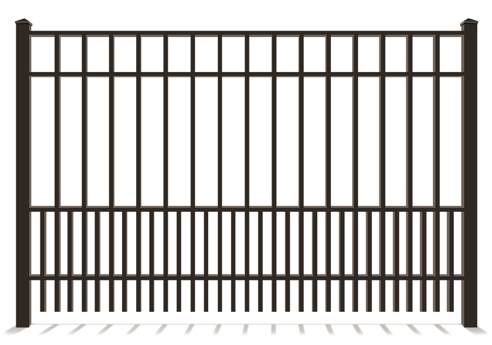 Metal pet fence with puppy pickets in Virginia Beach, VA