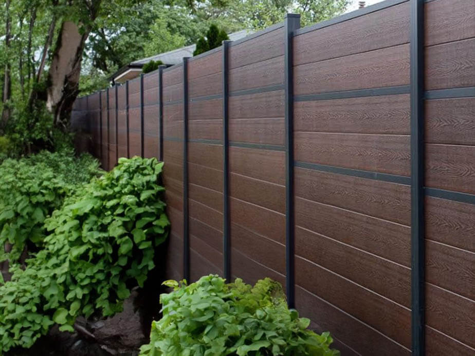 Specialty fence installed by Craftsman Fencing