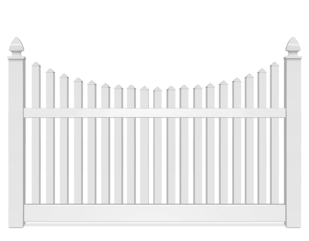 Vinyl Scalloped fence contractor in Virginia Beach, VA