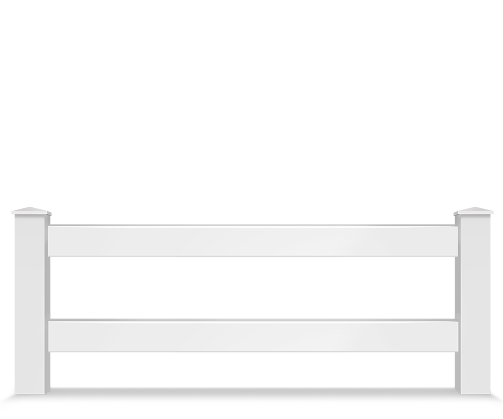 Vinyl split rail farm fence contractor in Virginia Beach, VA