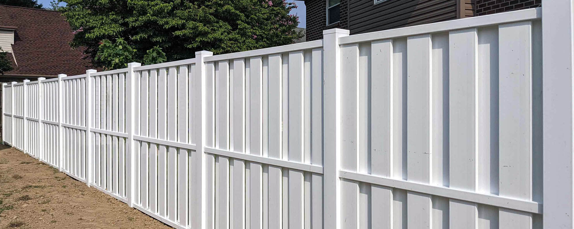 Vinyl fence installed in Virginia Beach, VA