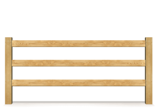 Post & Board wood fence in Virginia Beach, VA