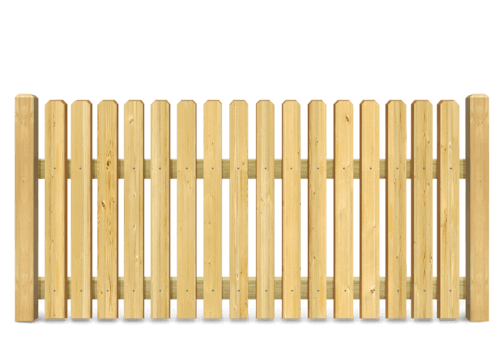 Residential Picket wood fence in Virginia Beach, VA