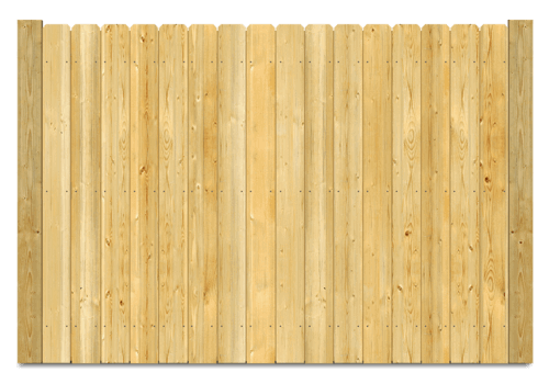 Stockade wood fence in Virginia Beach, VA