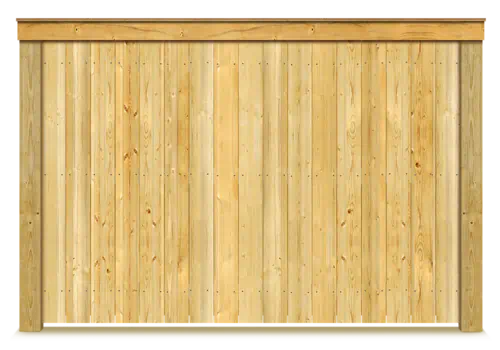 Wood fence with top cap in Virginia Beach, VA