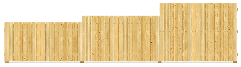 Residential Wood fence height options Virginia Beach, VA