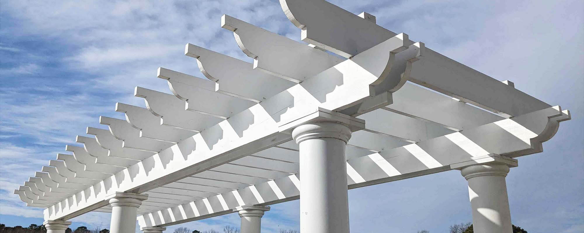 Pergolas fence installed in Virginia Beach, VA